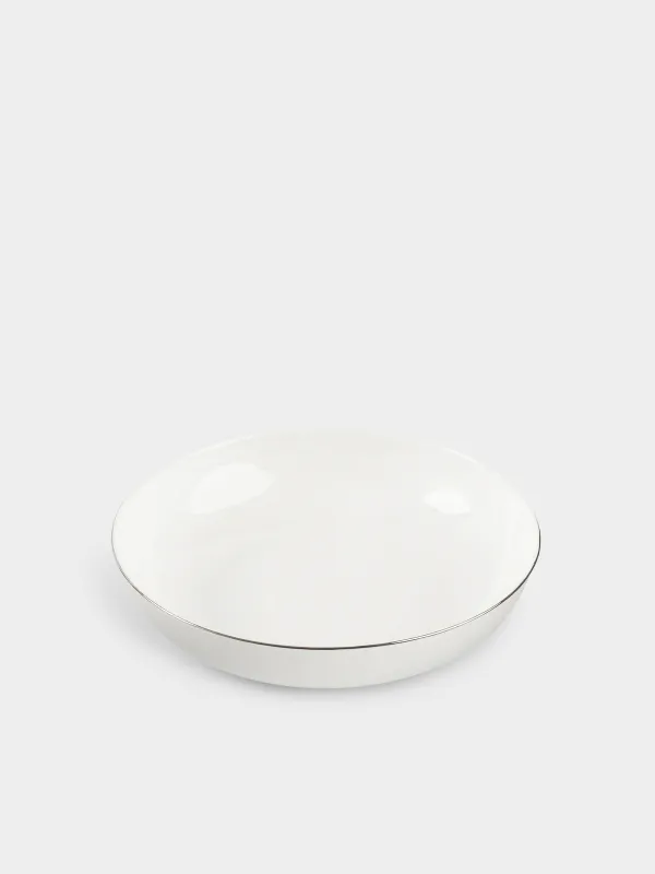 Dining set, 6 pers, 18 pr, porcelain F, white, Ideal silver, image-6
