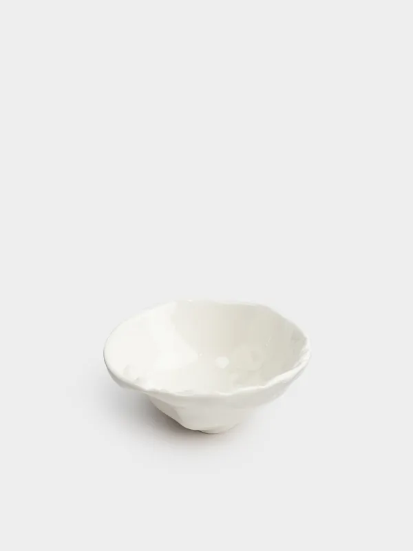 Salad bowl, 16x7 cm, ml, ceramic, milky, Horse, Horse pattern, image-2
