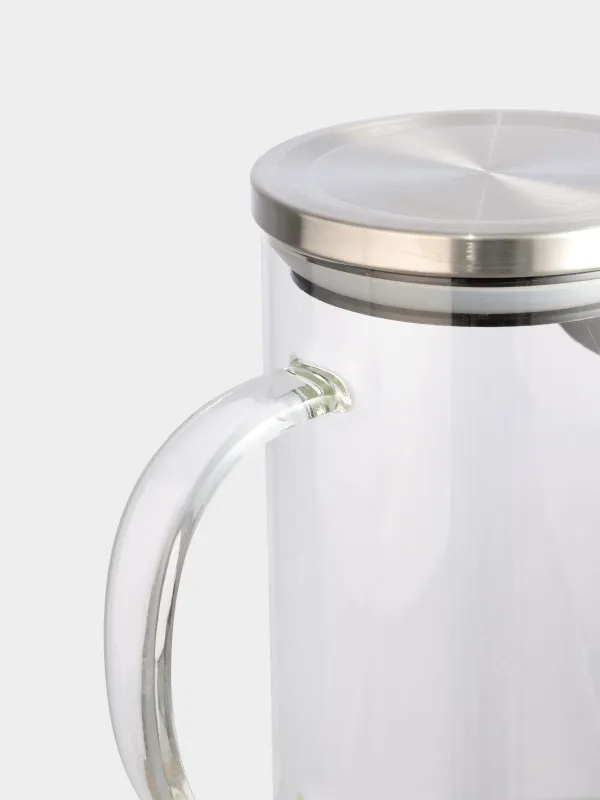 Jug, 1,4 l, with filter lid, glass B, Apple, image-5