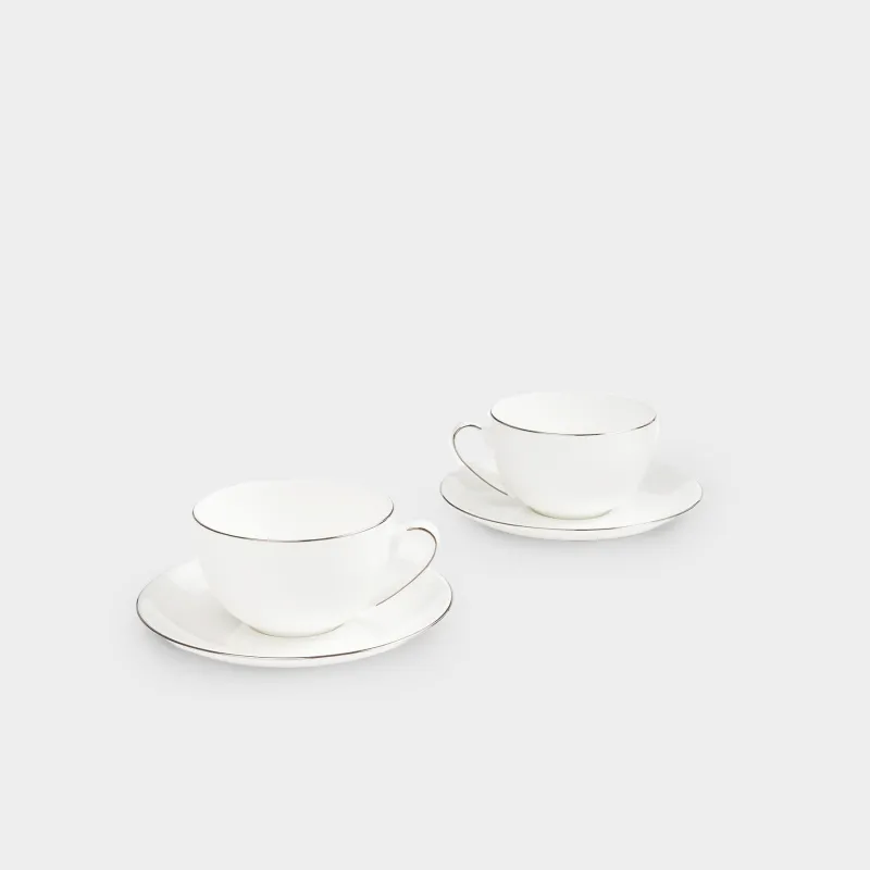 Tea pair, 2 pers, 4 pr, 250 ml, porcelain F, Antarctica