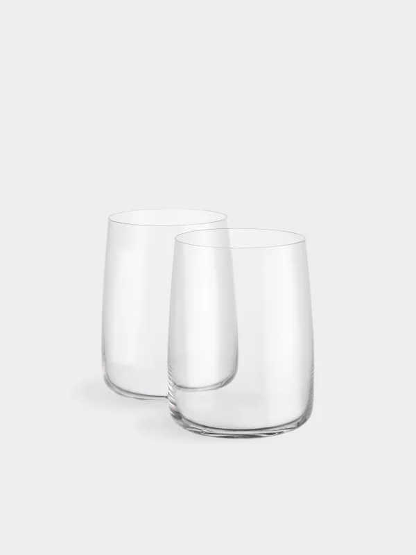 Glass, 11 cm, 450 ml, 2 pcs, crystal glass, Lienza, image-1