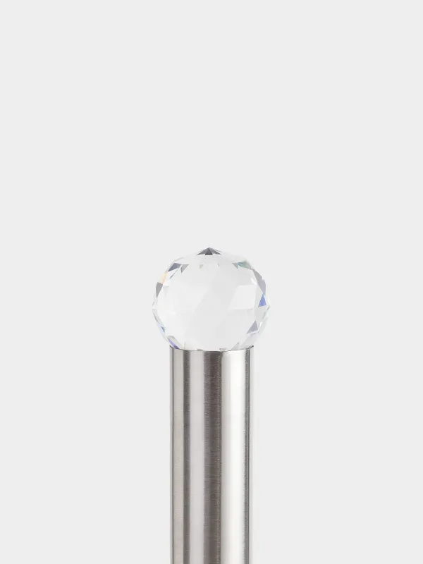 Paper towel holder, 32 cm, Steel / Marble, Silver, Crystal, Classic Marble, image-2