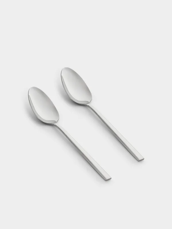 Dining spoon, 2 pcs, steel, Rome, image-1