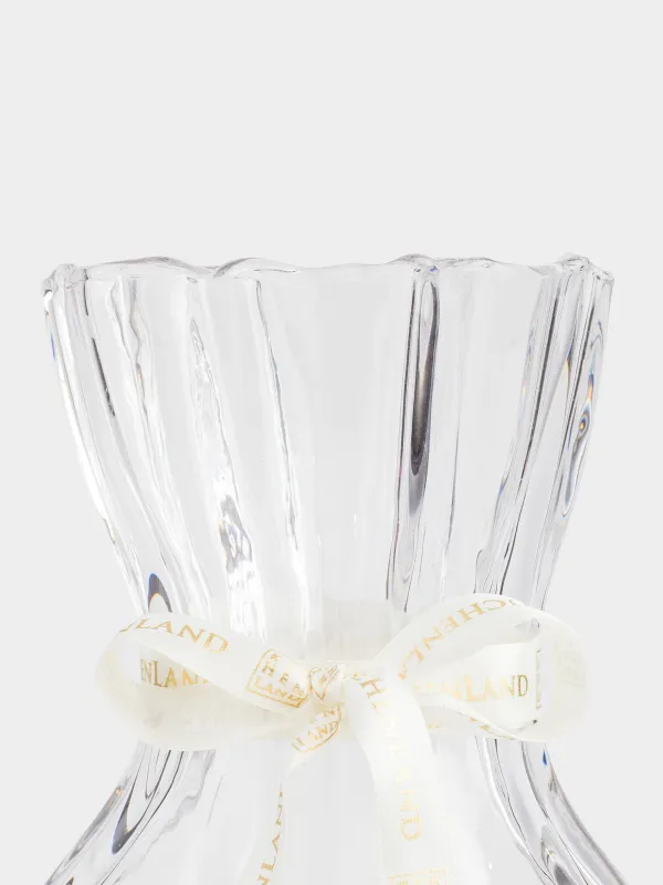 Flower vase, 29 cm, Glass, Crumpled effect, Crumple, image-2