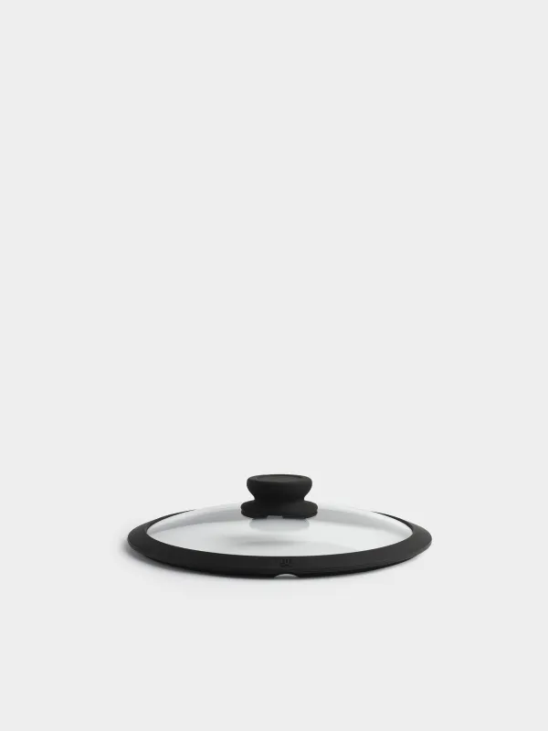 Lid, 24 cm, glass T / silicone, Solution accessory, image-1
