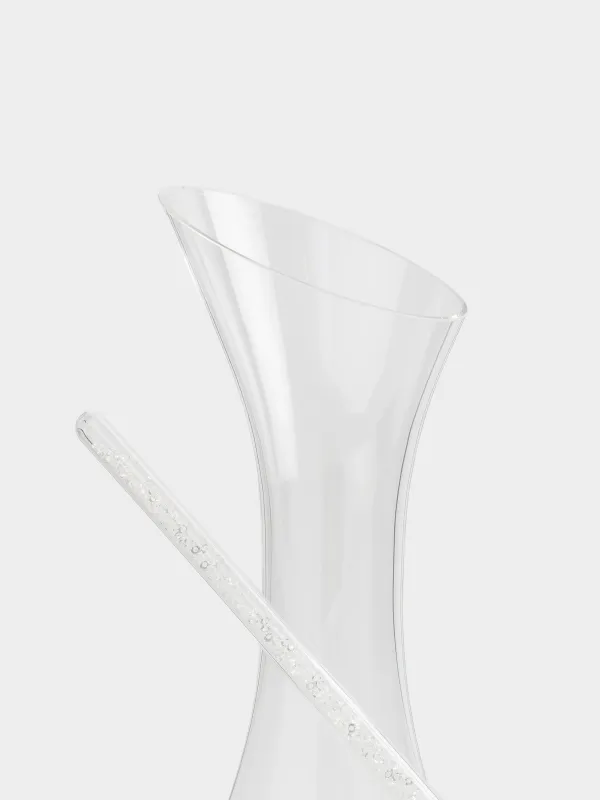 Decanter, 1 L, with handle, glass / rhinestones, Charm L, image-2