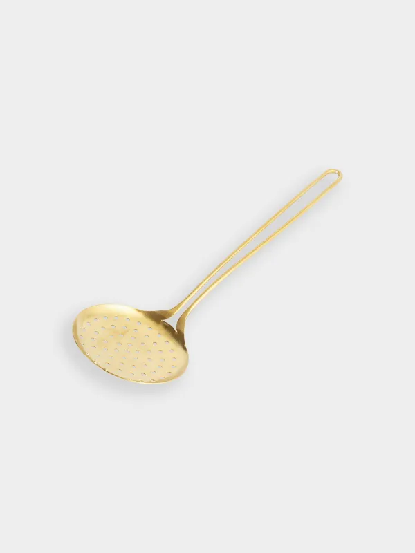 Skimmer, 37 cm, steel, gold, Device gold, image-2