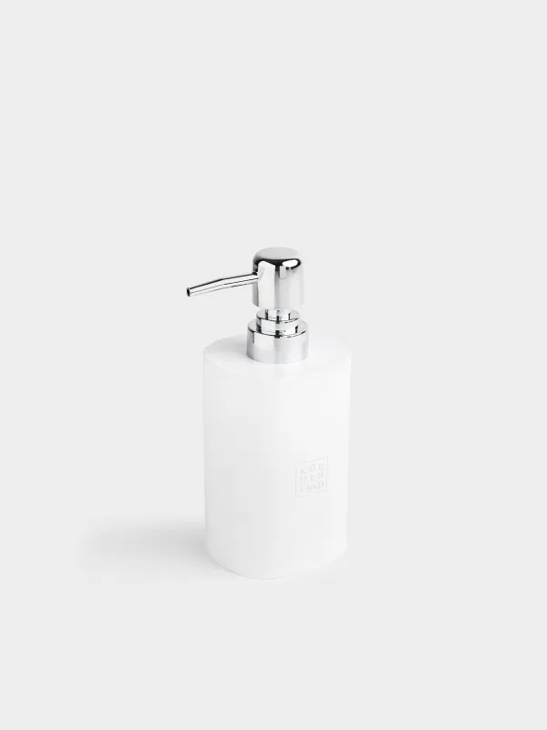 Liquid soap dispenser, 300 ml, polyresin / metal, white, Vesta, image-2