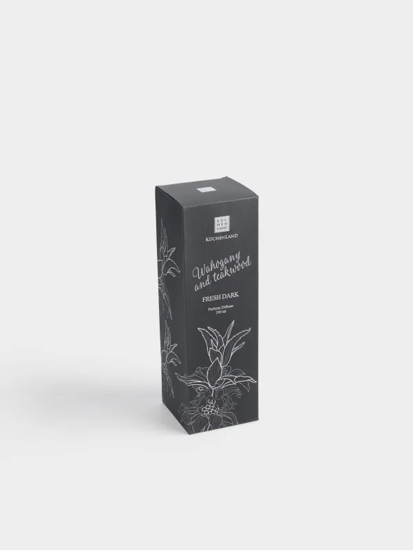 Aroma diffuser, 200 ml, Wahogany and teakwood, Fresh dark, image-3
