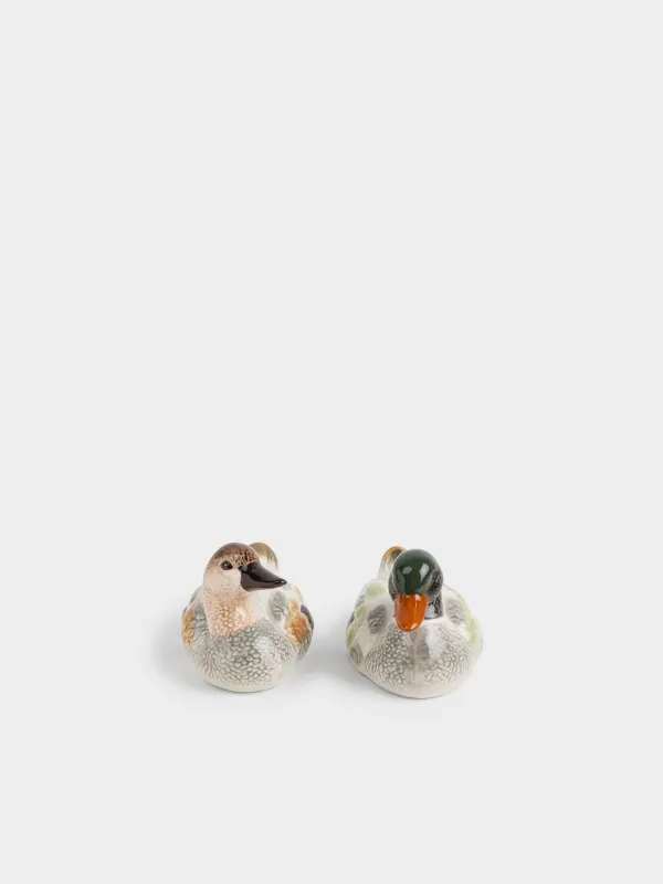 Salt and pepper set, 10 cm, ceramic, Duck, Duck, image-1