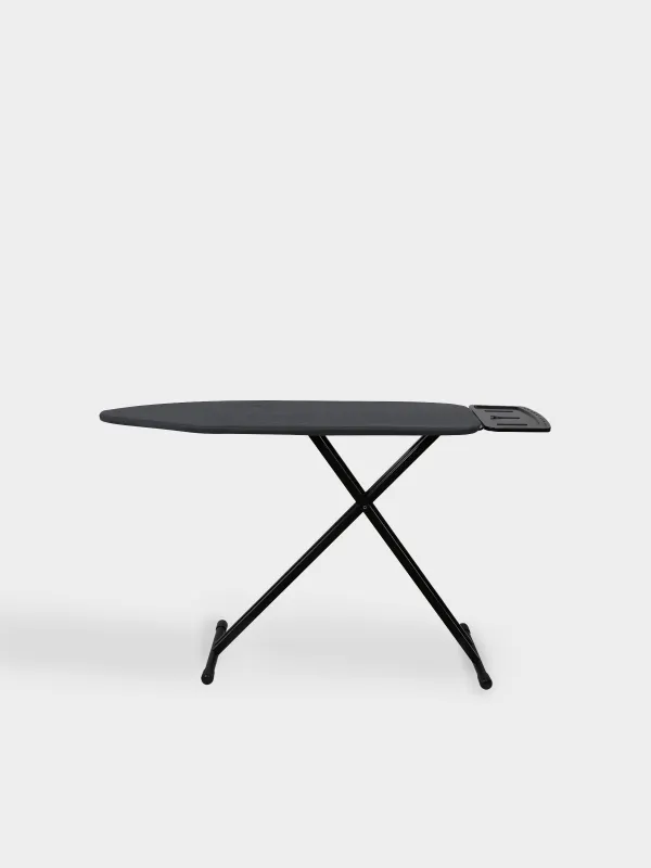 Ironing board, 38x122 cm, metal / cotton, dark grey, Compact Black, image-0