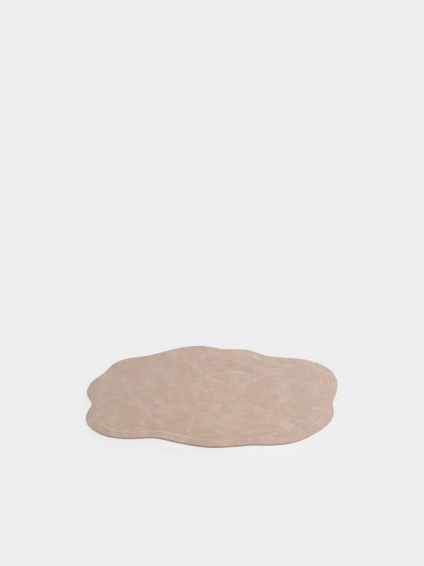 Placemat, 32x43 cm, PVC, shaped, light gray, Rock, image-1
