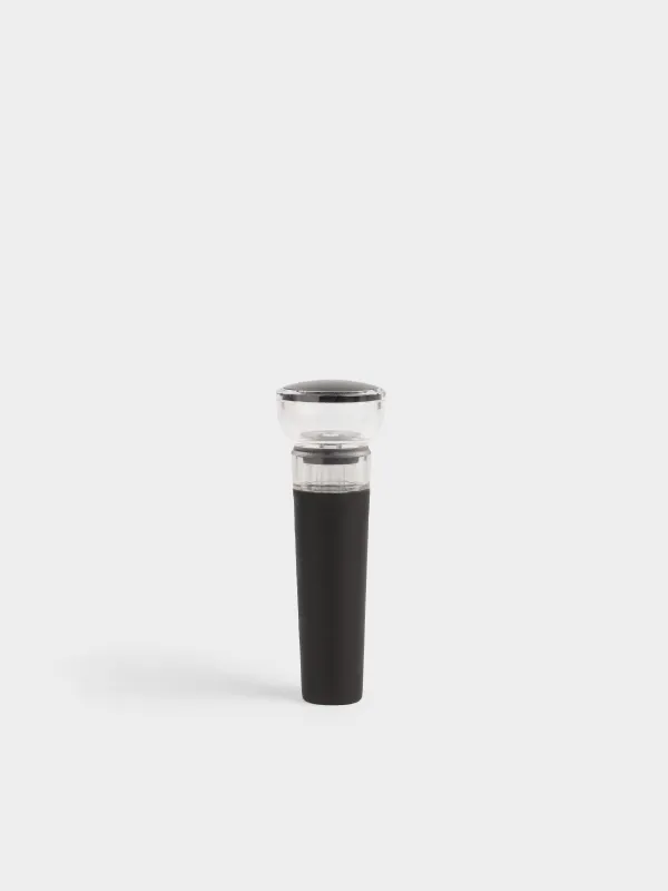 Drink set, 4 items, with vacuum stopper, plastic / steel, LED W, Black, Bar, image-3