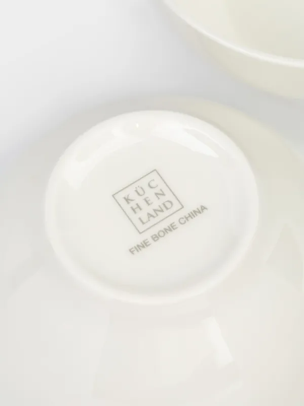 Bowl, 12x6 cm, 2 pieces, porcelain F, white, Ideal white, image-3