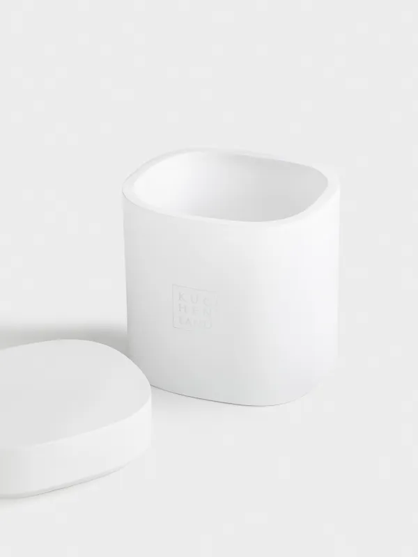 Bathroom box, 10x8 cm, polyresin, white, Vesta, image-2