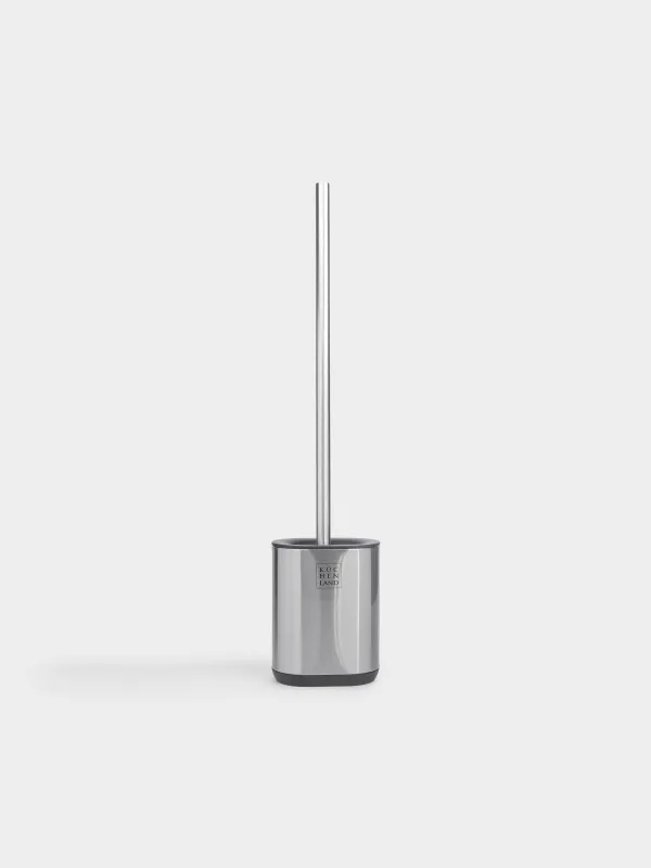 Toilet brush, 53 cm, with stand, rubber / steel, Antei, image-0