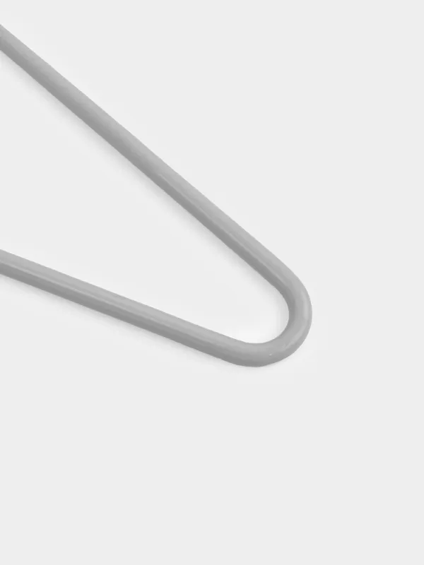 Hanger for trousers/skirts, 36 cm, 3 pcs, metal coated, gray, Colorful house, image-3