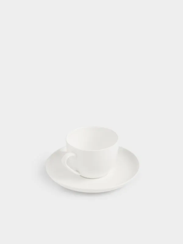 Tea pair, 6 pers, 12 pr, 250 ml, porcelain F, white, Ideal white, image-3