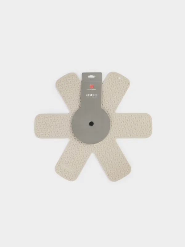 Pan protector, 36 cm, silicone, milky, Shield, image-2