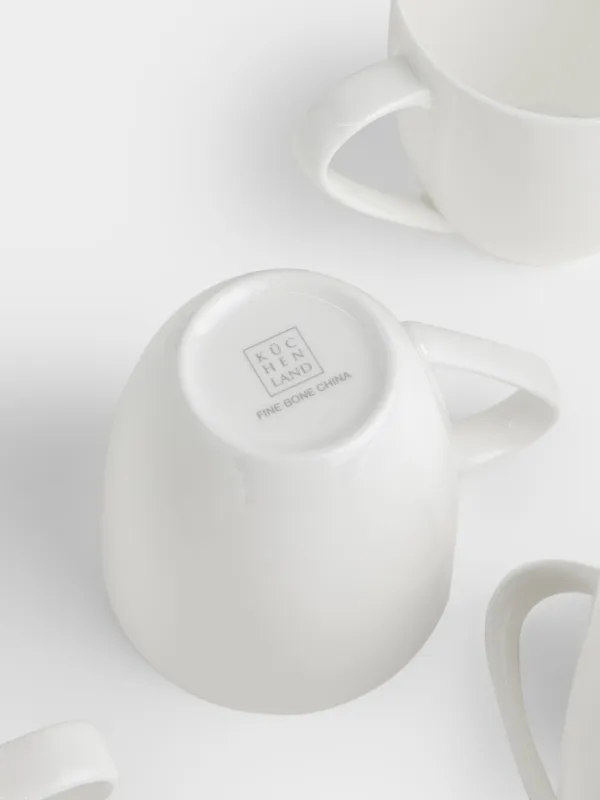Mug, 450 ml, 6 pcs, porcelain F, white, Ideal white, image-4