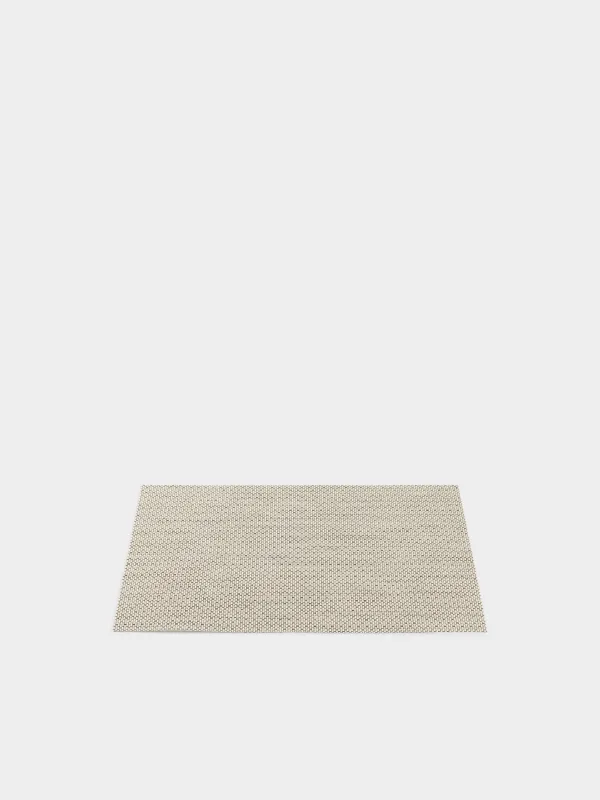 Placemat, 30x45 cm, PVC, rectangular, light gray, Solid, image-1