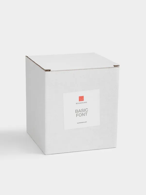 Cotton pad / swabs container, 10x13 cm, with lid, plastic, Basic font, image-3