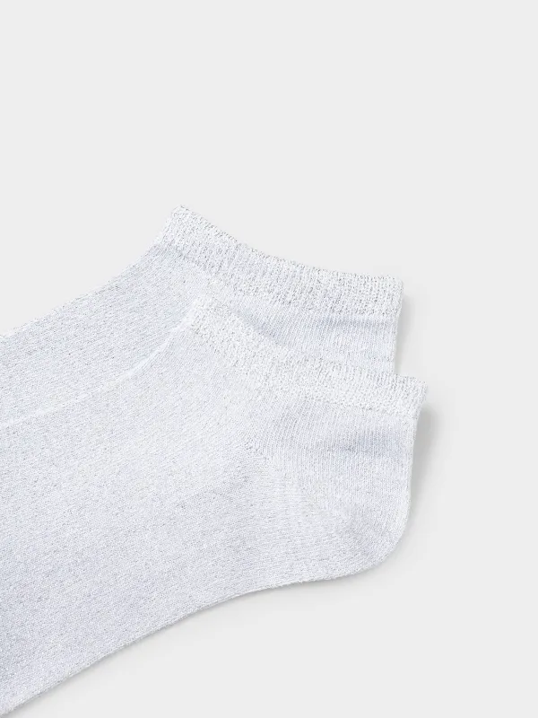 Women's socks, p. 36-38, cotton / polyester, white, Glint, image-2