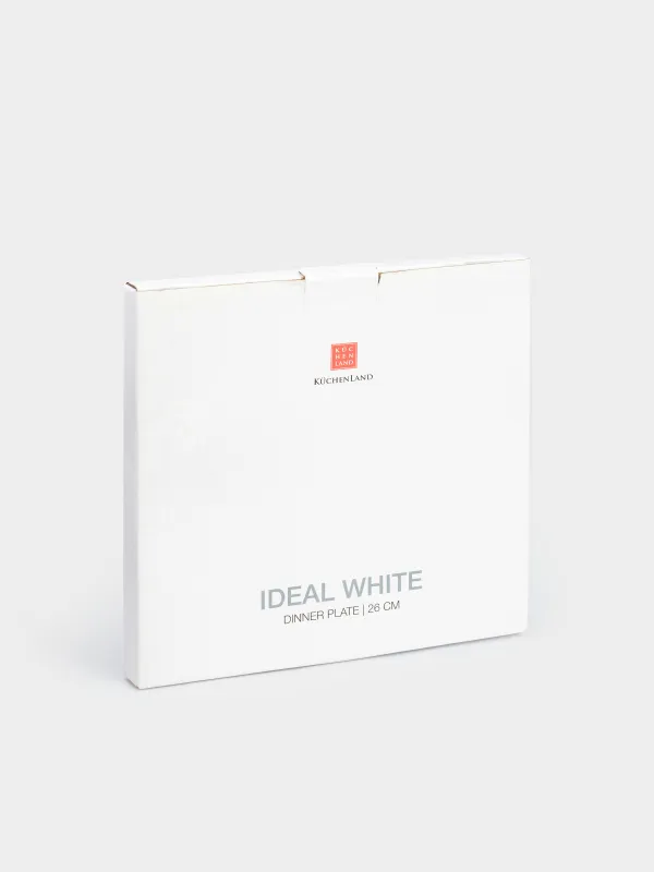Dining plate, 26 cm, porcelain F, white, Ideal white, image-8