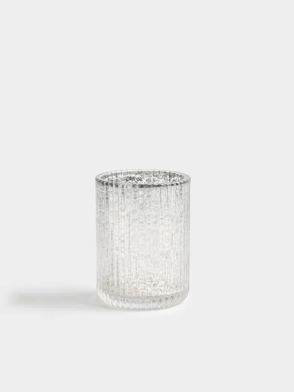 Bathroom tumbler, 9 cm, glass, golden, Diana, image-0