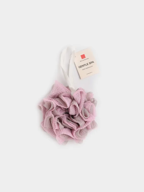 Body wash sponge, 13 cm, polyethylene, purple, Bow, Gentle spa, image-3
