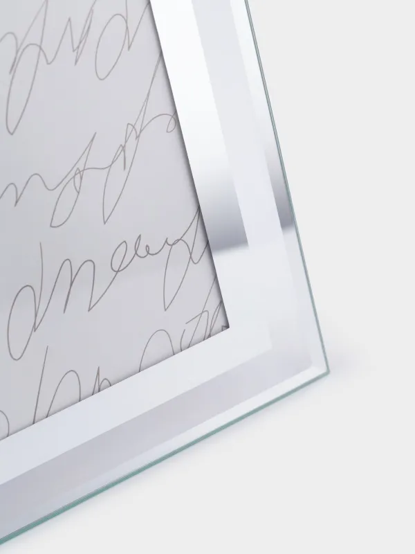 Photo frame, 19x21 cm, with passepartout, glass, Life is a collection of moments, Glossy, image-4