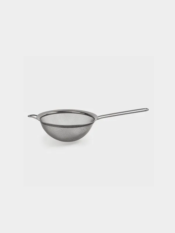 Sieve, 19 cm, with handle, steel, dark grey, Titanium, image-1