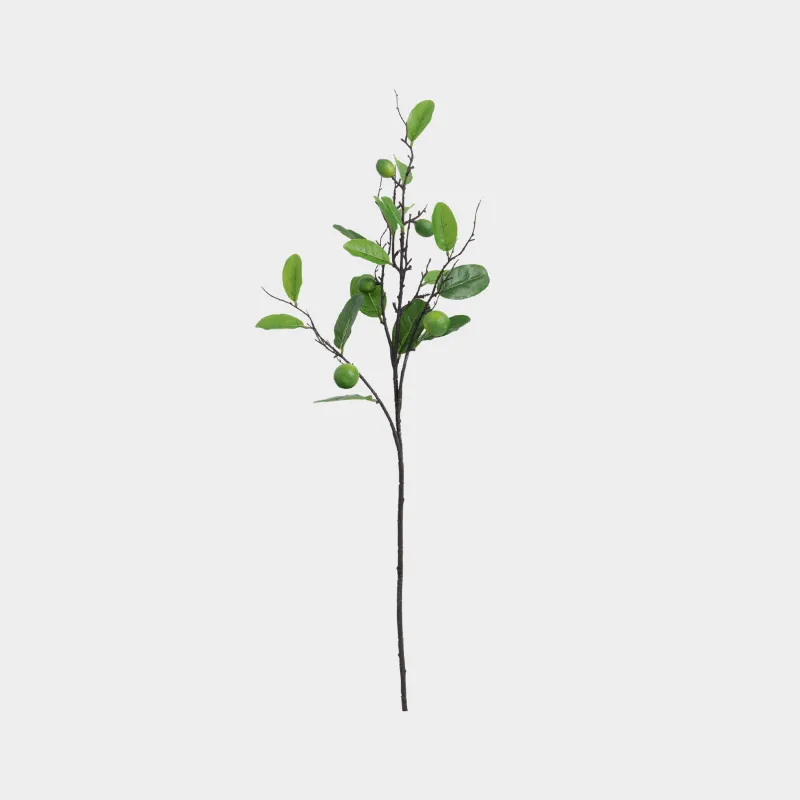 Decorative branch, 95 cm, material, Lime, Fruit decor