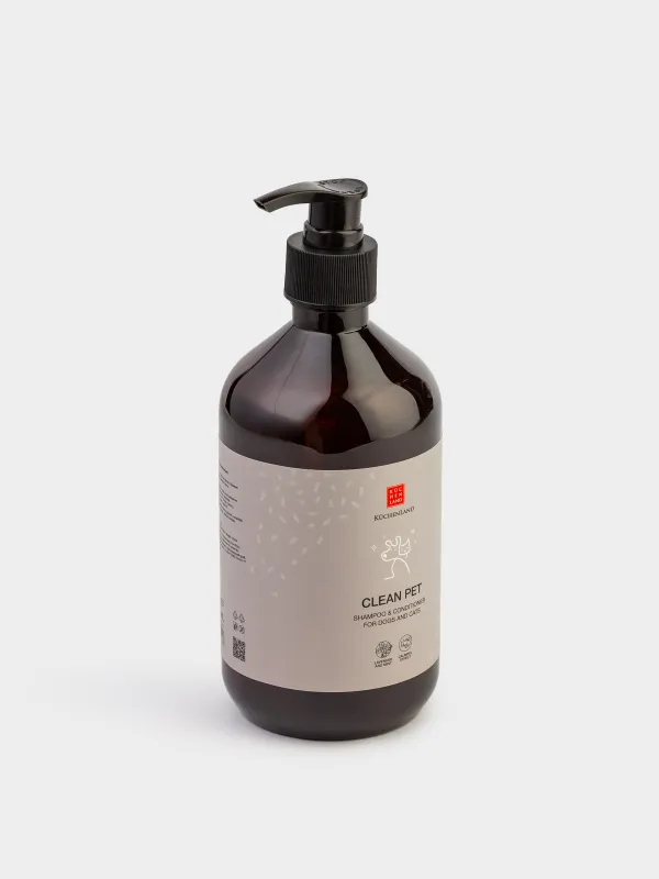 Shampoo-conditioner, for pets, 500 ml, soothing, Lavender and menthol, Clean pet, image-1