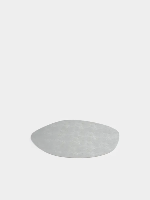 Napkin for appliances, 31x43 cm, double-sided, PVC, shaped, silver/gold, Rock, image-1