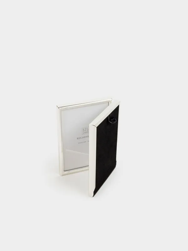 Photo frame, 19x13 cm, 2 photos, metal / glass, silver, Fantastic, image-4