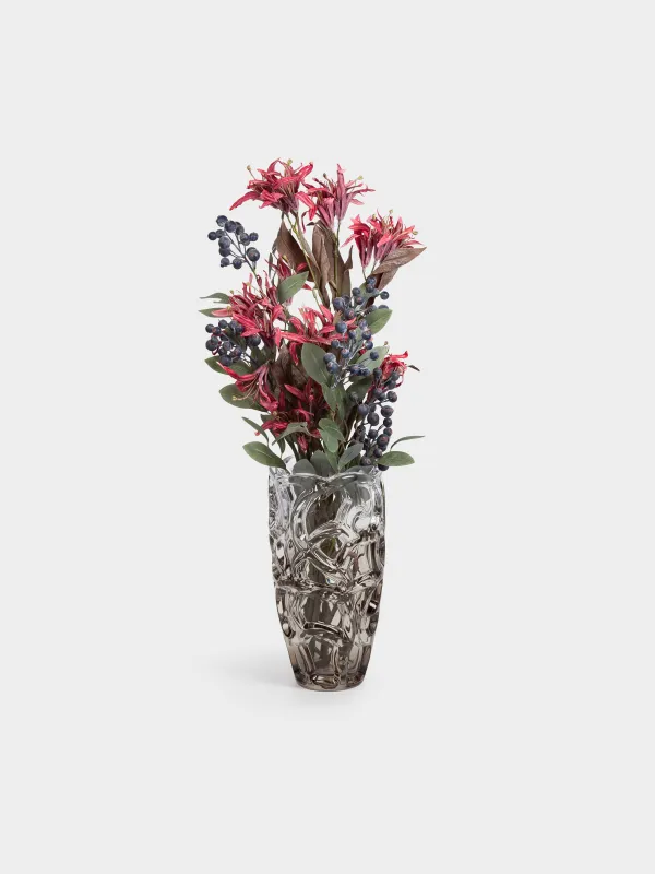 Flower vase, 29 cm, glass R, color, Patterns, Gala, image-3