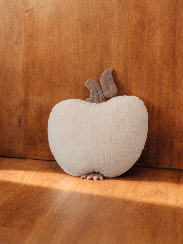 Decorative pillow, 45 x 54cm, boucle, beige, Apple, Boucle figure, image-1