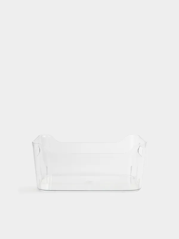 Organizer box, 24x17x10 cm, household, with handles, plastic, Basic, image-0