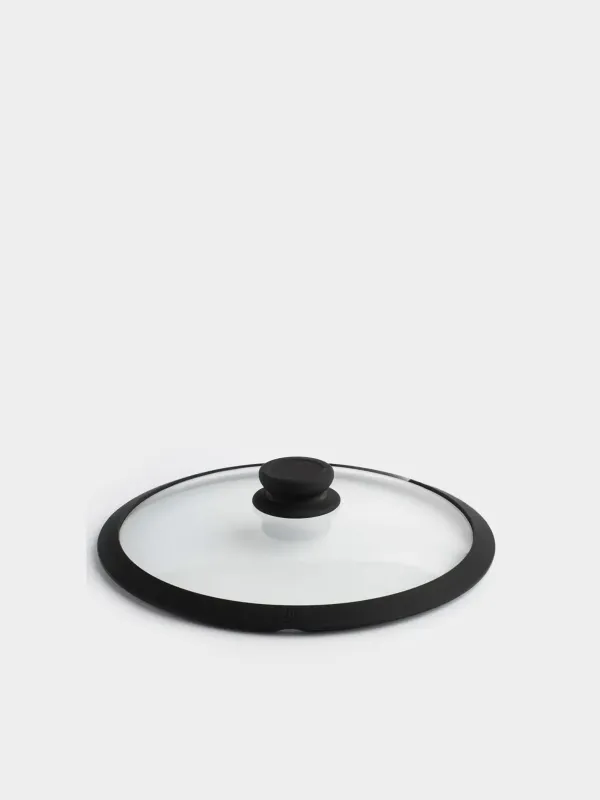 Lid, 28 cm, glass T / silicone, Solution accessory, image-0