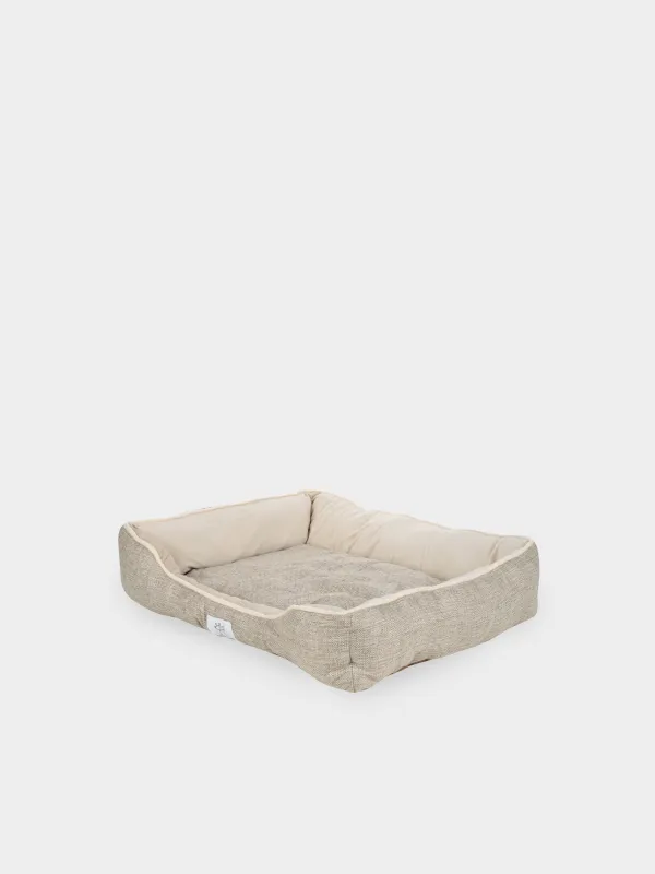 Animal lounger, 61x50x13 cm, polyester, beige, Funny pet, image-1