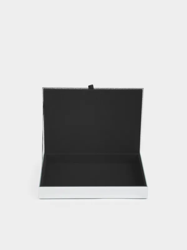 Jewelry box, 25x18 cm, glass, mirror, Actress, image-2