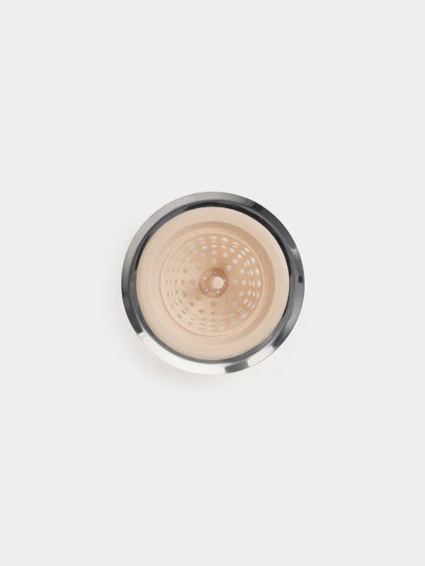 Sink filter, 11 cm, steel / rubber, beige, Keeping, image-2