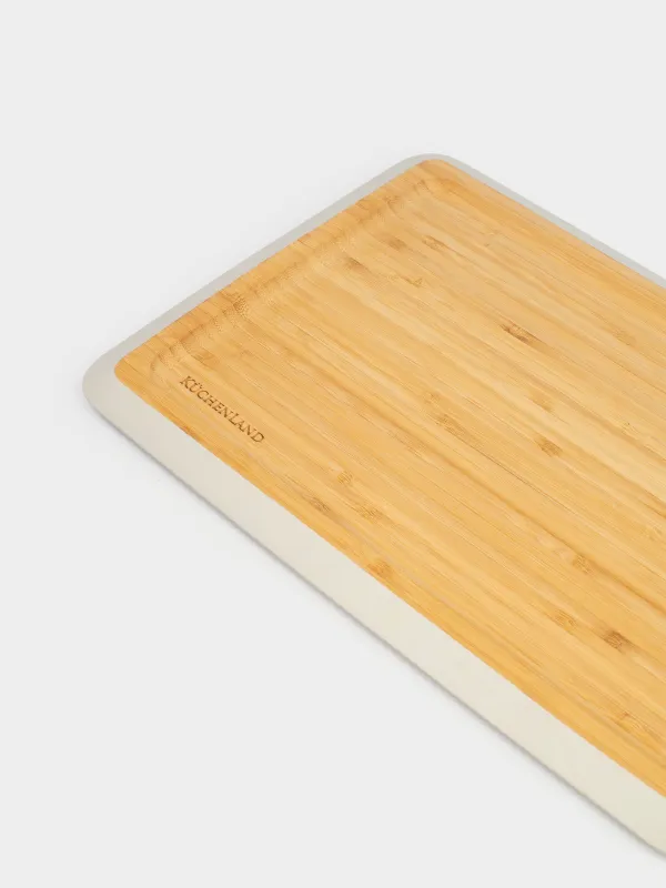 Dish, 33x24 cm, bamboo, rectangular, milk edging, Bamboo soft, image-4