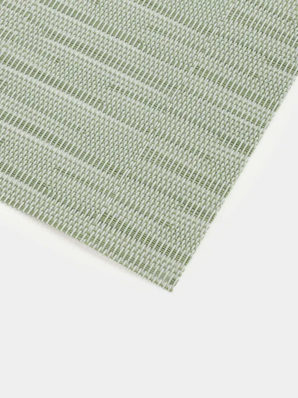 Placemat, 30x45 cm, PVC / polyester, rectangular, menthol, Solid, image-1