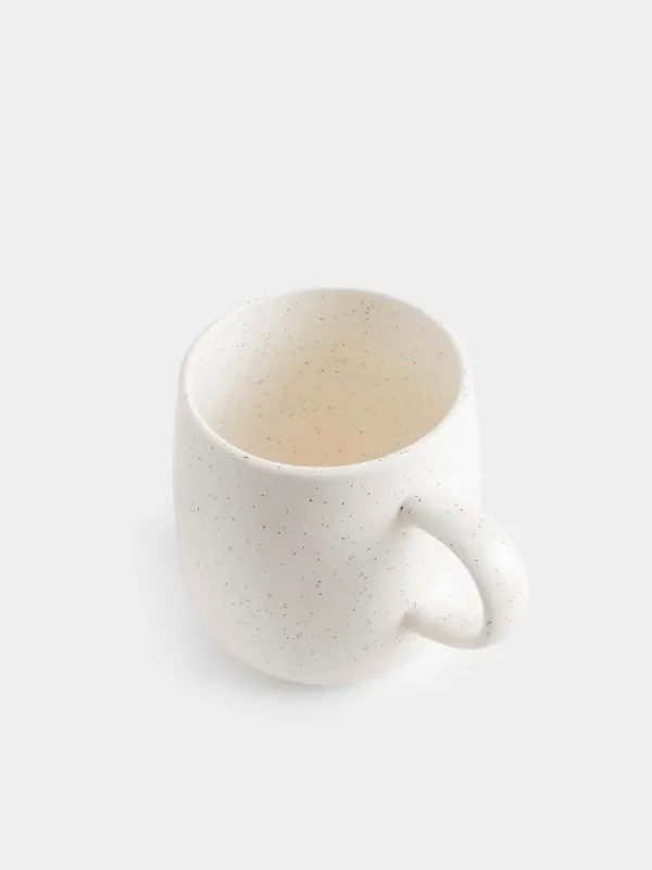 Mug, 500 ml, porcelain N, milk, Dots, Boho, image-1