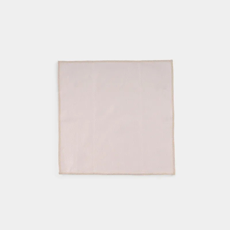 Cloth for glass/plastic/mirrors, 35x35 cm, microfiber, Fish scales, beige-pink, Clean