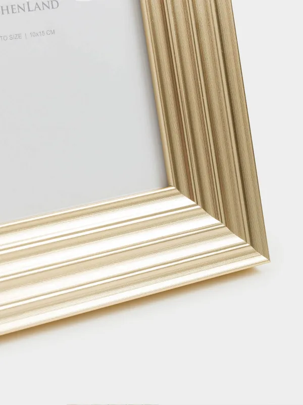 Photo frame, 16х21 cm, plastic / glass, gold, Gallery, image-3