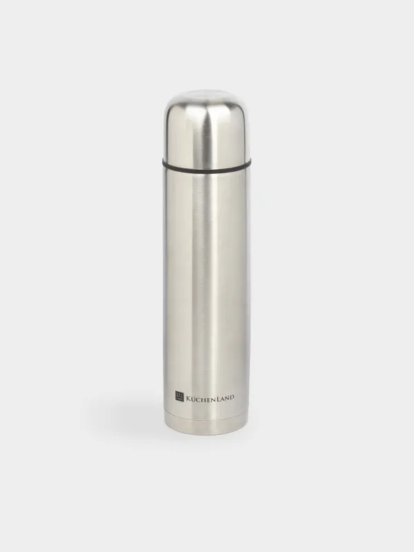 Thermos flask, 1 l, steel, metallic, Classic, image-0