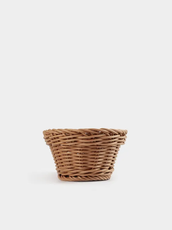 Bread basket, 29x17 cm, rattan, oval, brown, Twig, image-3